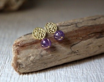 Boucles d'oreilles " Disque "