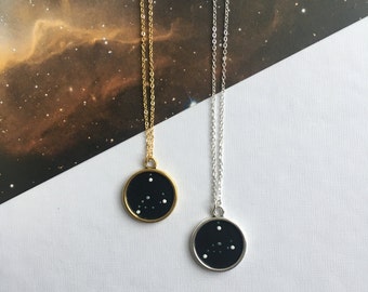 CAPRICORN NECKLACE. zodiac jewellery - capricorn constellation necklace - capricorn zodiac necklace - capricorn star sign necklace - zodiac