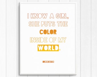 John Mayer "Daughters" lyrics — John Mayer music lyrics