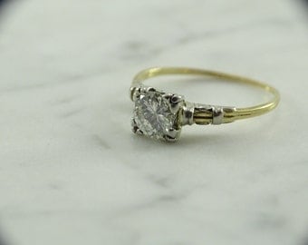 Antique Diamond Solitaire .77 ct (size 7)