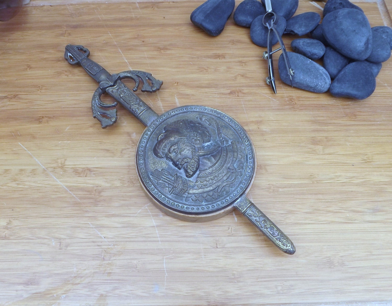 Sale Vintage Letter Opener Sword Letter Opener, Made in Spain, Letter