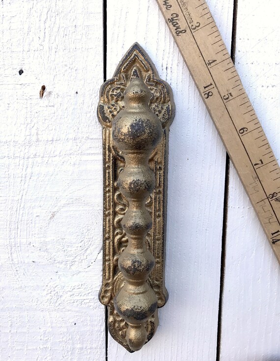 Ornate Rustic Door Knocker Cast Iron Iron Decor Door