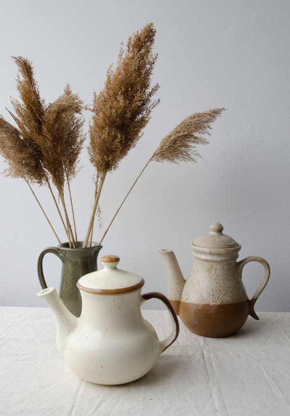 Ceramic Teapot, Vintage pottery