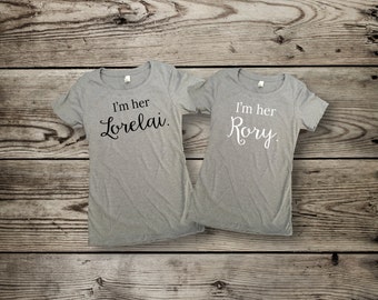 Lorelai and Rory Shirts - Gilmore Girls Shirt - Duo Shirts - Women's Shirt - Mom And Daughter Shirts - Best Friend Shirts