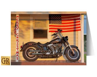 Harley Davidson Christmas Card