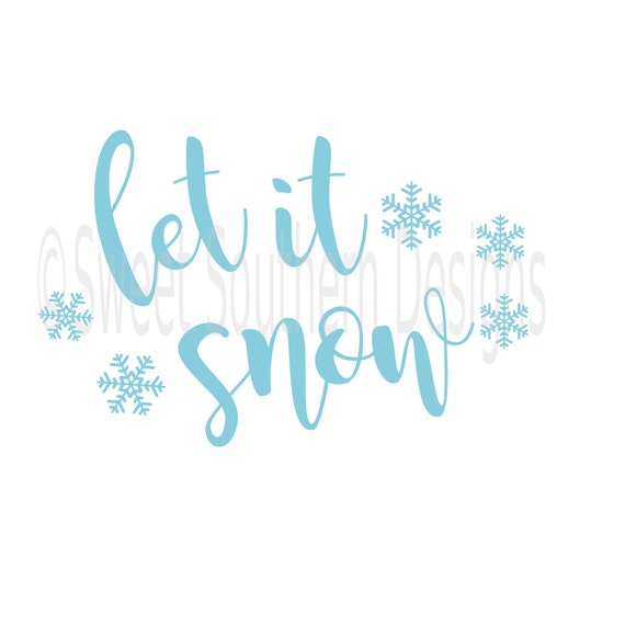 Free Free 327 Silhouette Let It Snow Svg SVG PNG EPS DXF File