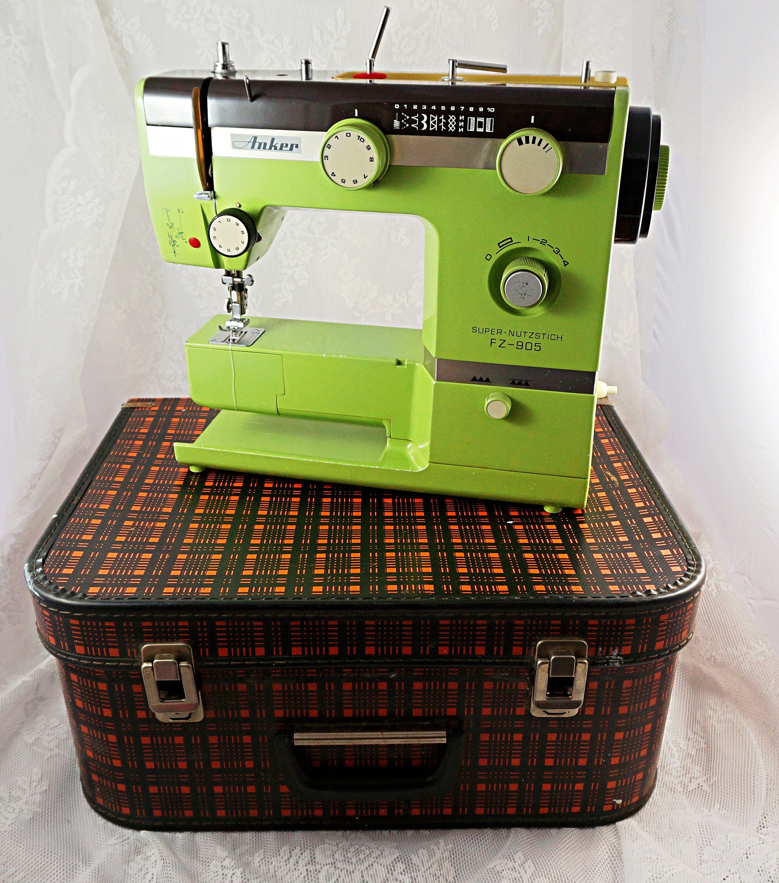 Vintage Sewing Machine West German Anker Sewing Machine from 1960s in