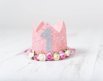 First birthday crown, birthday crown, cake smash prop, first birthday outfit, cake smash outfit, photo prop, birthday outfit, birthday hat