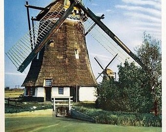 Vintage Netherlands Holland Tourism Poster A3 Print