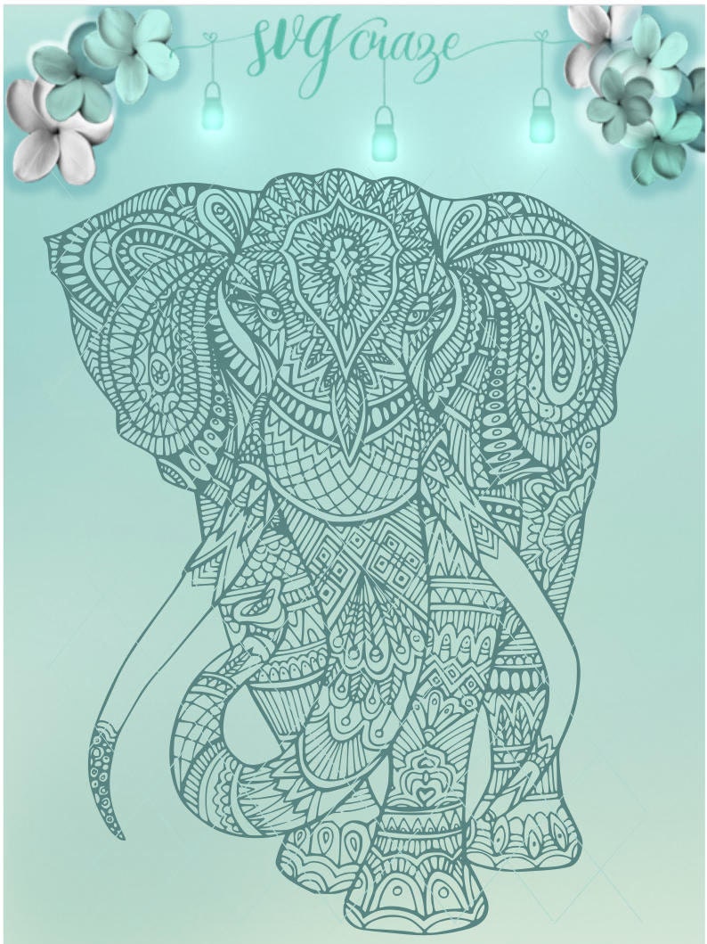 Free Free 317 Simple Elephant Mandala Svg SVG PNG EPS DXF File