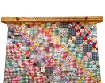 Quilt & Rug Hanger - 18, 24, 30 and 36" Several Finishes Available in Oak and Maple