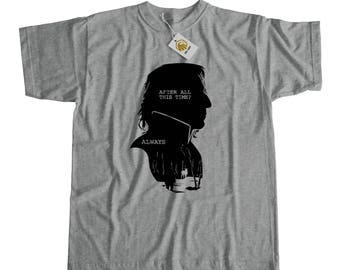 Alan Rickman Shirt Grey Or White Unisex | Severus Snape Shirt Harry Potter Shirt After All This Time Always Shirt Harry Potter Gift