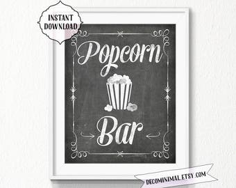 Popcorn Sign 