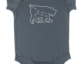 Ursa Major Bear Constellation Baby Bodysuit