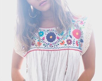 Embroidered Mexican Blouse Eli