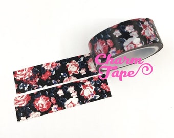 Peony Flower Washi Tape 15mm * 5m WT291 (2 Rolls)