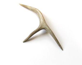 Hair Stick Deer Antler Bone Carving Horn Forest Native Hairpin Hair Piece Jewelry Tribal Natural Hair Accessories Handmade by MariyaArts