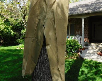 Vintage US Army WWII Khaki Pants - 1940's - from DustyMillerAntiques