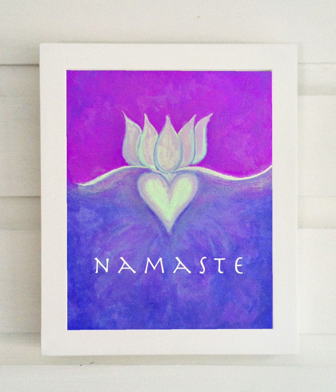 Namaste Wall Art Purples And Blues Various Sizes Namaste