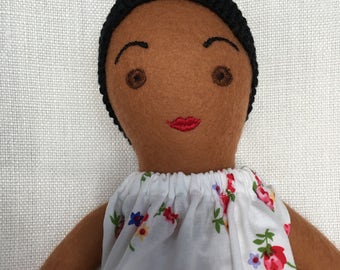 Handmade Cloth Doll, one-of-a-kind: Julietta