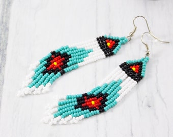 Gift for bestfriend christmas gifts Party gifts womens earrings Aquamarine earrings Ethnic style Designer earrings handmade Indian jewelry