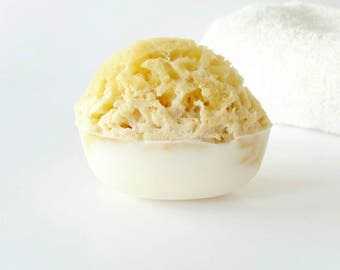 Natural Sea Sponge Soap, Goat's Milk Soap, Moisturizing Bar, Gift For Her, Gift For Mom, Gift For Him, Spa Gift, Luxury Bath Bar