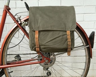 Zaino Tela Militare Vintage NATO, Borsa Laterale Field Gear, Usato