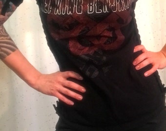 Breaking Benjamin boatneck Top Size Small/Medium weave sides and sleeves