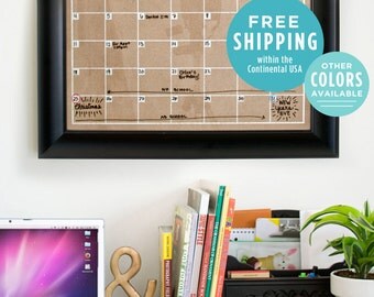 Wall Calendar - Large Calendar - Horizontal Layout - Family Calendar - Business Calendar - Home Command Center