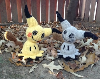 Pokemon Inspired: Life-Size Mimikyu (Crochet Plushie/Plush Toy) in normal or shiny colors! - MADE TO ORDER!