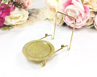 Gold Tea Cup Display Stand, Teacup and Saucer Stand & Holder, Teacup Rack For Tea Parties, Weddings, Showers #A691