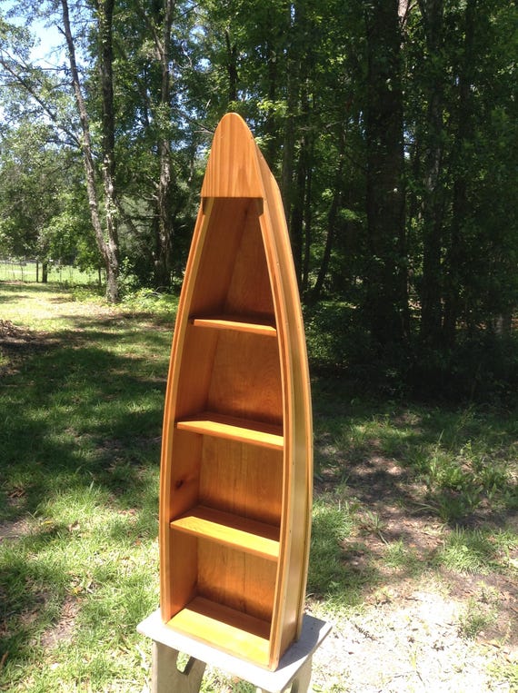 4ft Cedar Canoe Shelves Boat Shelf Nautical Shelf Cabin Home
