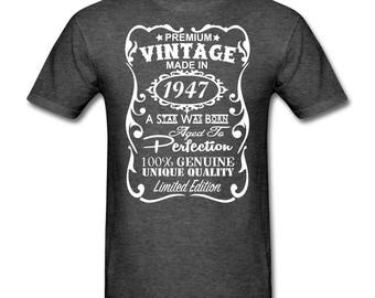 Happy 70th Birthday Gifts Tshirts - 1947 Birthday T-Shirt