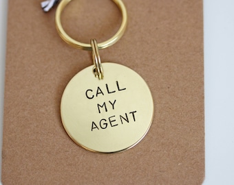 Dog ID Tag - Call My Agent