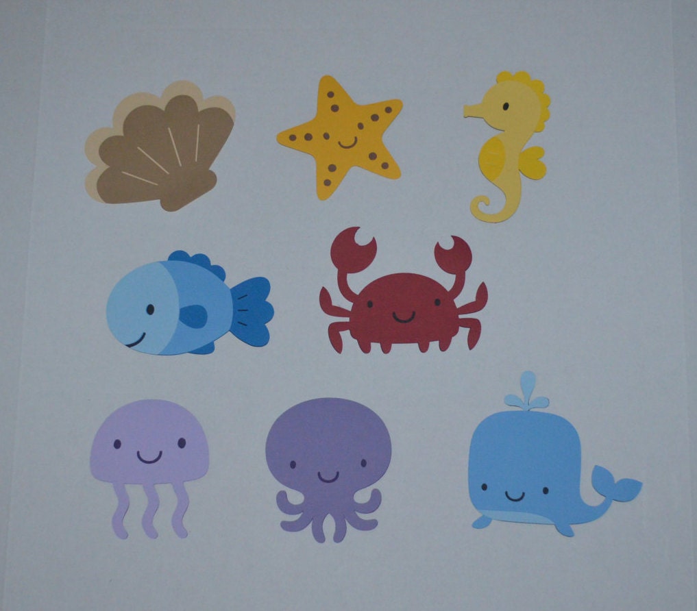 Under the Sea die cuts