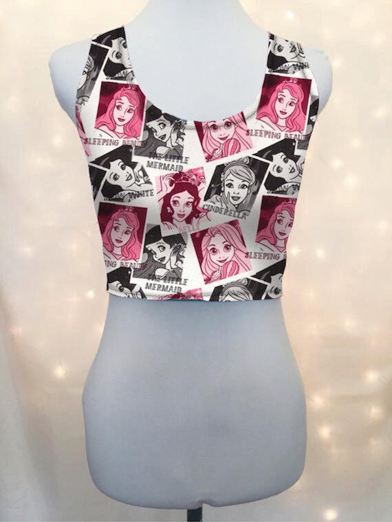 Disney Princess Crop Top Disneyland Crop Top Disney World