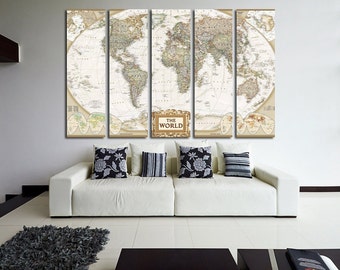 World Map Wall Decor push pin world map | etsy World Map Wall Decor push pin world map | etsy