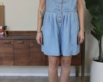 Vintage 80s/90s Denim Jumper MODA INTL