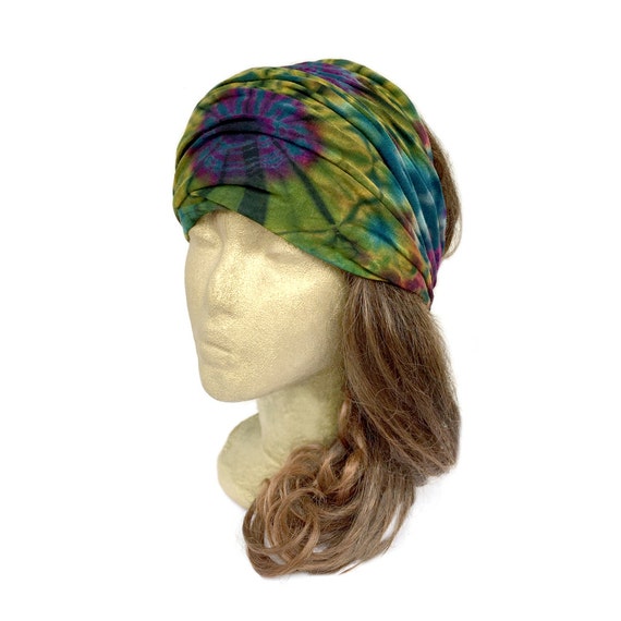 Green Bandana Yoga Headband Hair Bandanas Boho Head by curtainroad