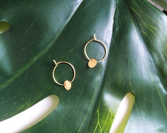 Boucles MAÏA // dorées à l'or fin