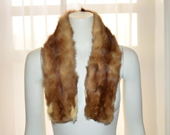 Mink fur collar | Etsy