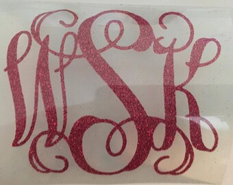 IRON-ON MONOGRAM with Free shipping