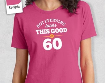 60th Birthday, 60th Birthday Idea, Great 60th Birthday Present, 60th Birthday Gift. 1957 Birthday, 60th Birthday Shirt, Women’s Crew Neck!