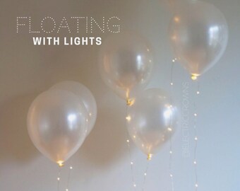 Bachelorette Party, Bridal Shower, Baby Shower, Anniversary, Dessert Table Decor, Cake Table Decorations, Balloons with LED twinkle lights.