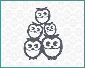 Free Free 230 Owl Family Svg SVG PNG EPS DXF File
