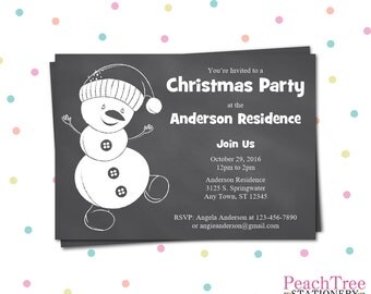 Items similar to Snowman Invitation Christmas Birthday Printable Onederland Party Invitation ...