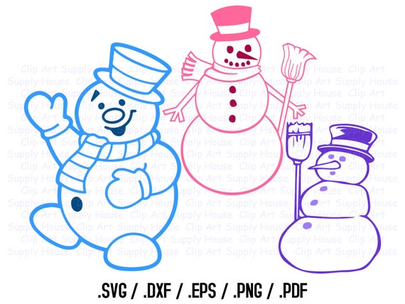 Download Snowman Clipart, Winter Christmas Wall Art, Snowman SVG ...