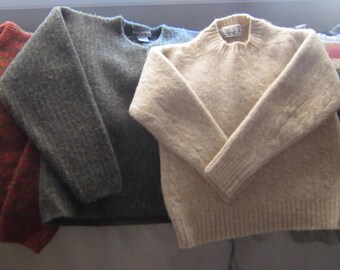 Four (4) Felted Wool Sweaters -UNCUT for YOUR Crafting projects