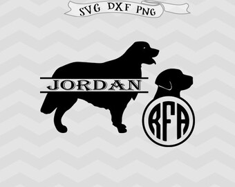 Dachshund SVG file, Circle Monogram SVG frame for Cricut ...