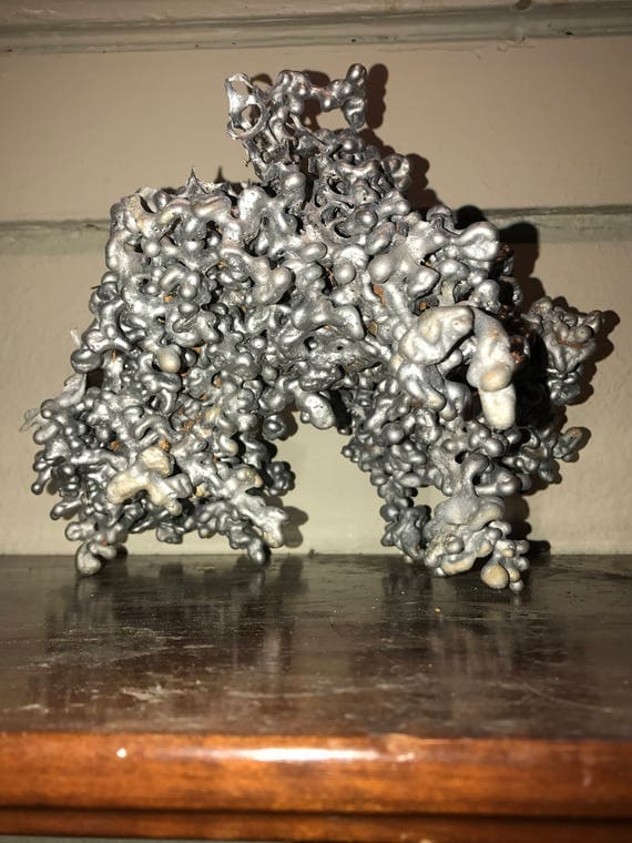 Items similar to Aluminum ant bed cast sculpture on Etsy